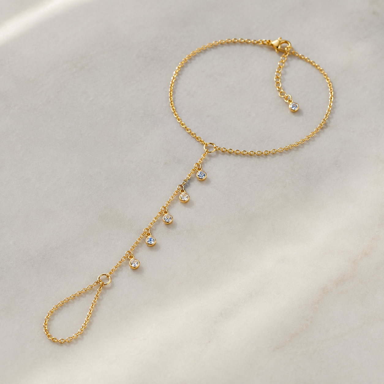 Bracelete de mão Ruisselant