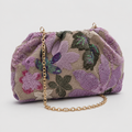 Bestickte Tasche mit Blumenmuster
