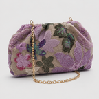 Bestickte Tasche mit Blumenmuster